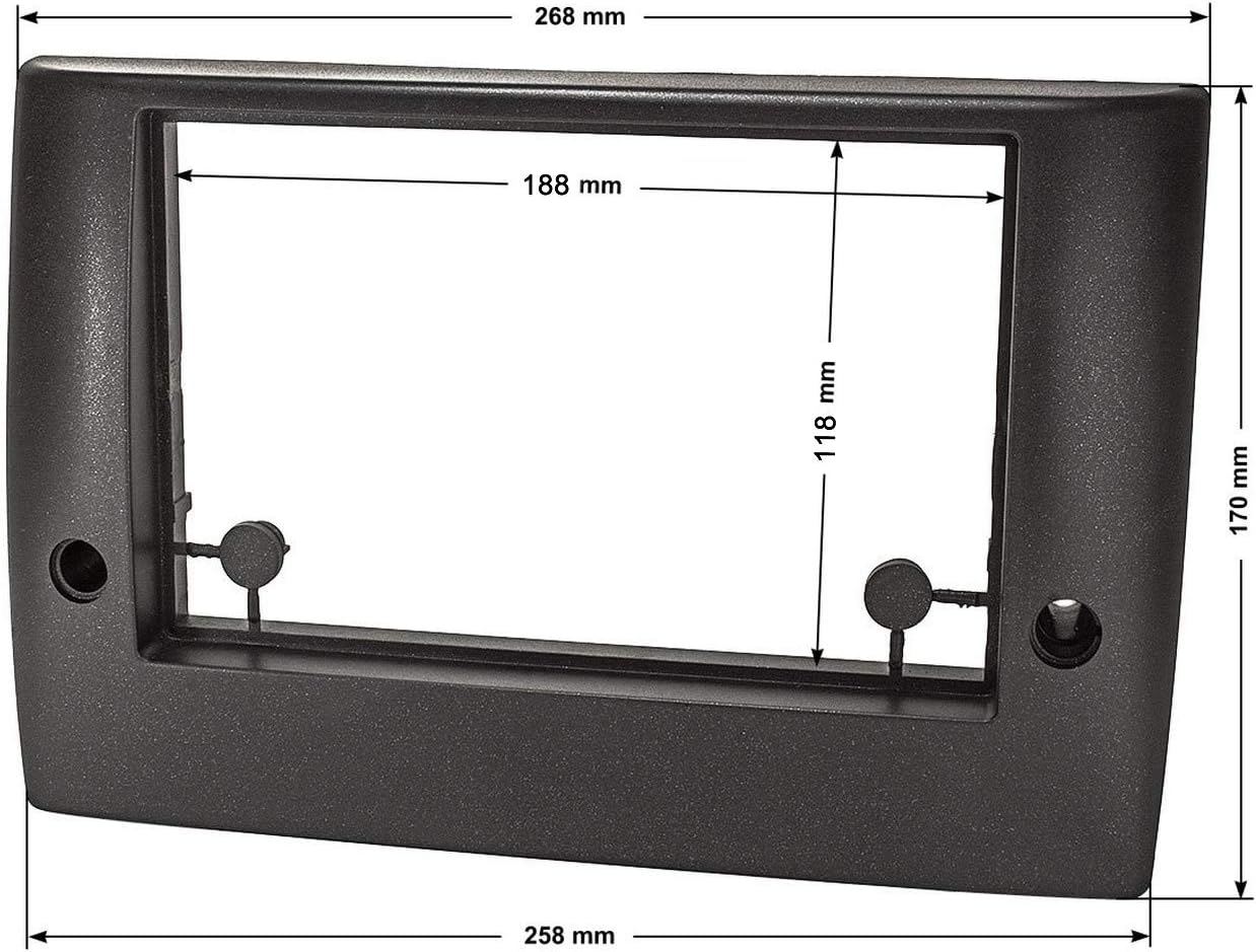 Sound-way - 2 DIN Car stereo facia radio adapter compatible with Fiat Stilo - KA11-059 - Image 3