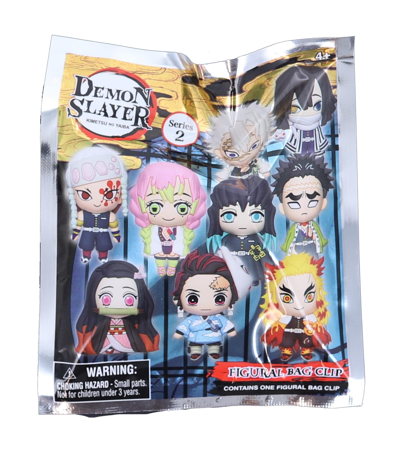Demon Slayer 3D Foam Bag Clip - Series 2 (Single Blind Bag)