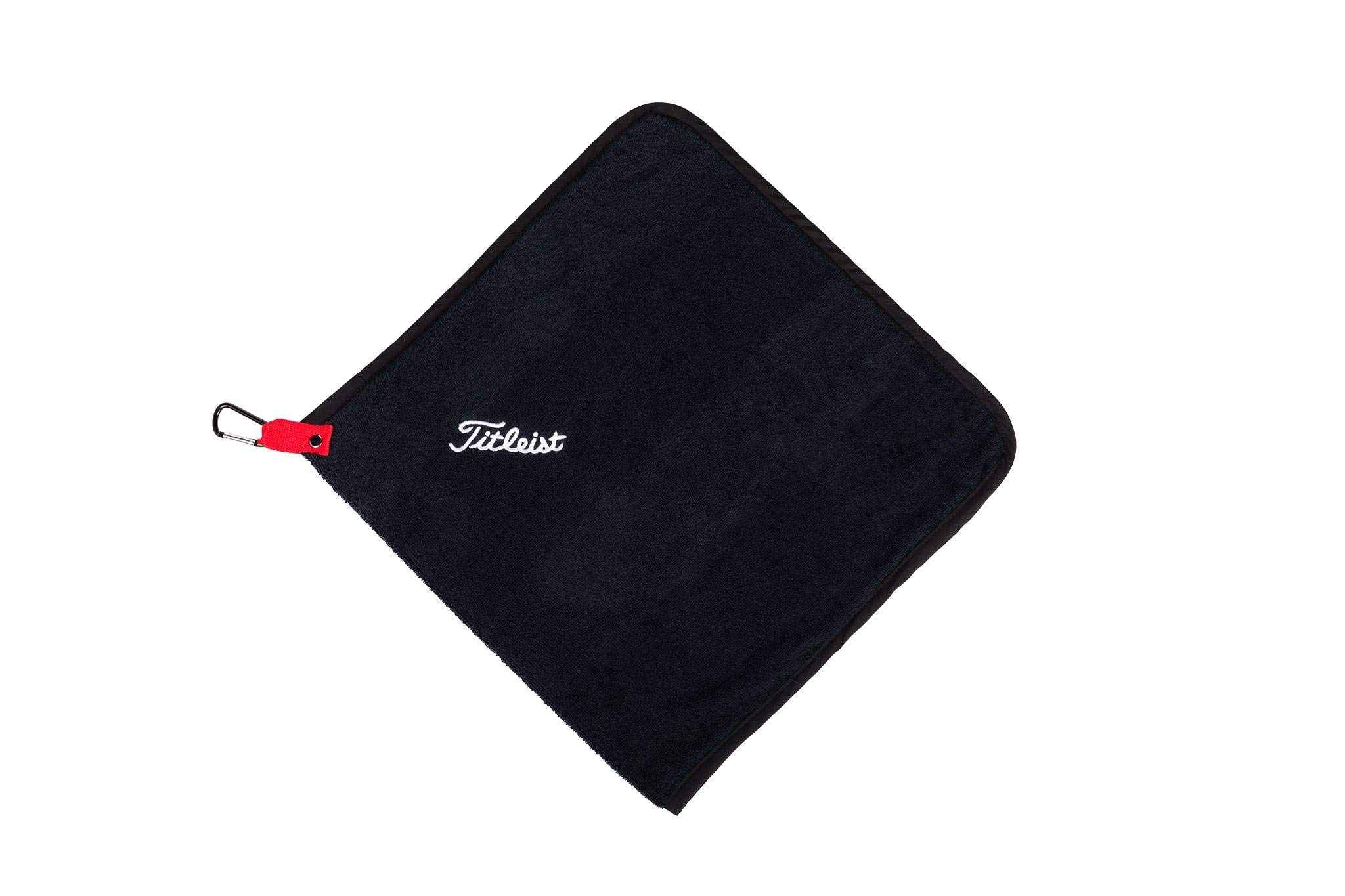 Titleist Towel StaDry Performace Towel, Men, Black, One Size
