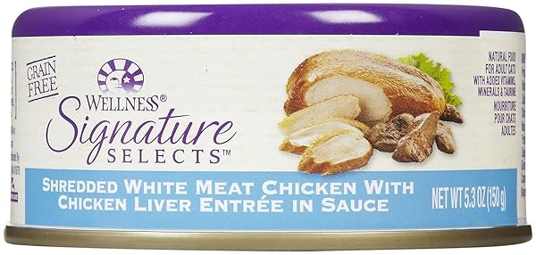 WELLNESS SIGNATURE SELECTS SHREDDED CHICKEN & CHICKEN LIVER – 24X5.3OZ