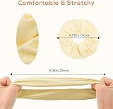 Lolalet Cotton Scrunchies Elastic Hair Bands 6 Pack Ponytail Holders Women Girls view 4