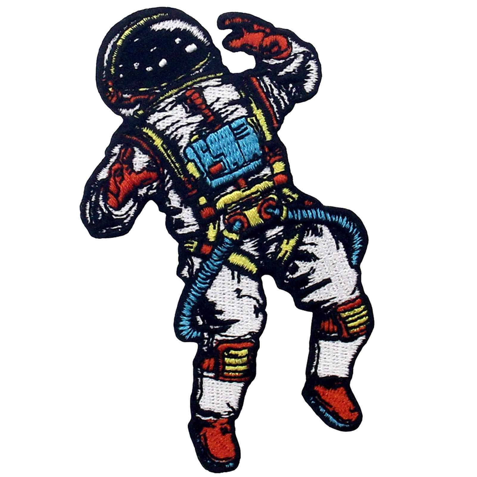 Space Man Astronaut Lost Self in Space Patch Embroidered Applique Badge Iron On Sew On Emblem