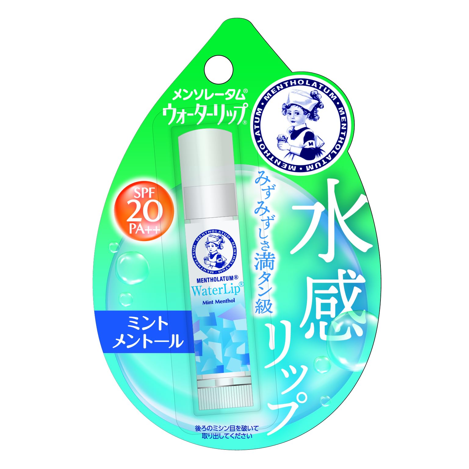 Rohto Mentholatum Water Lip Mint Menthol 4.2g