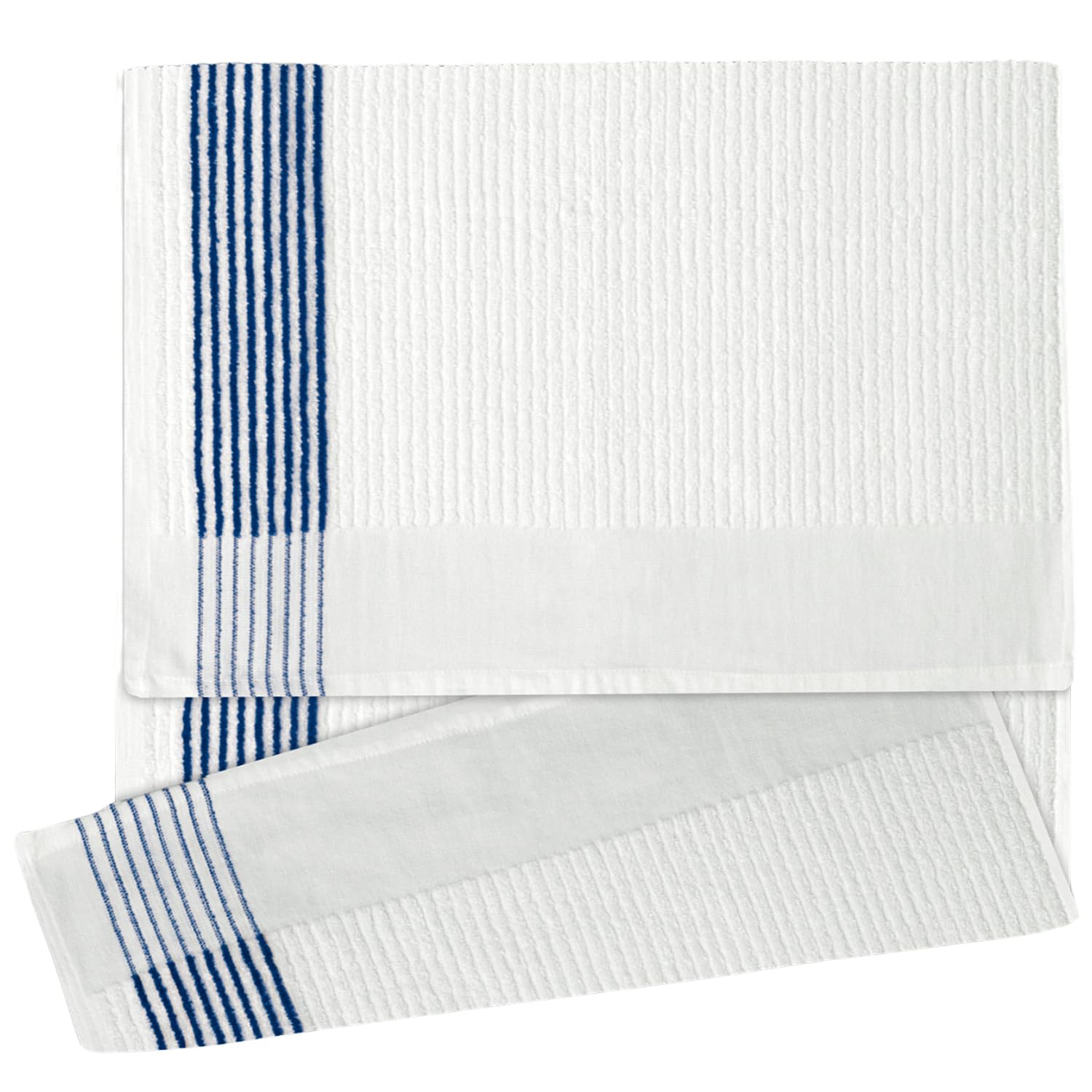 Devant Sport Towels, Caddy Towel, 22x44, Navy/White