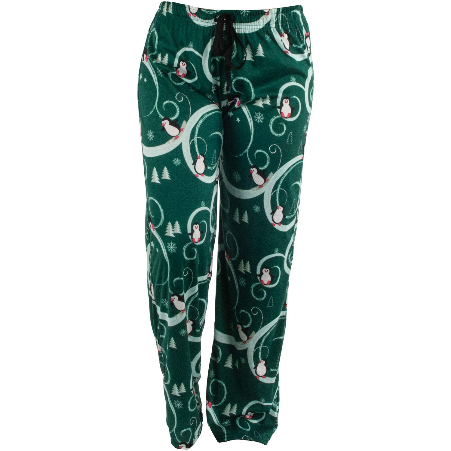 DM Merchandising hello mello Holiday lounge pants L/XL Green with  Pattern