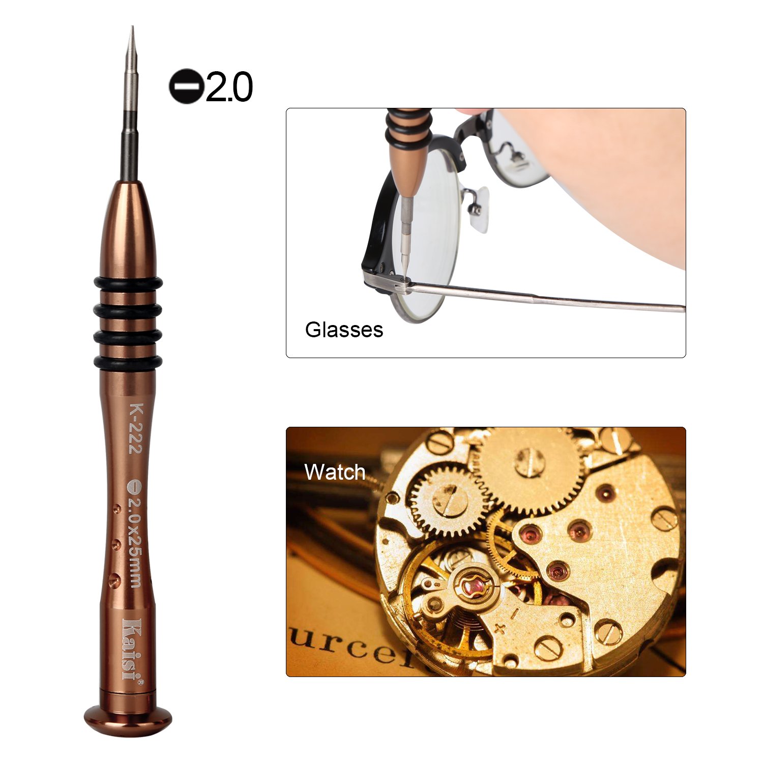 Phone Repair Tools Repair Kit Precision Screwdriver Kit For iPhone/ Samsung Galaxy/ Huawei/ iPod/ iPad /Macbook Magnetic Solid Metal Opening repair kit by Kaisi