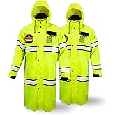 KwikSafety - Charlotte, NC - TORRENT Rain Jacket & Trench Coat ANSI OSHA Class 3 High Visibility Jacket Hi Vis Rain Gear
