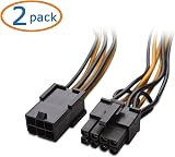 Cable Matters 2-Pack 6-Pin to 8-Pin PCIe Power Adapter Cable 10cm view 2