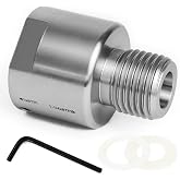 BMTURNING Lathe Spindle Adapter,Lathe Headstock Spindle Adapter,Converts 1" x 8TPI Female (Internal) to 1-1/4" x 8TPI Male (External) for Woodworking Lathe.