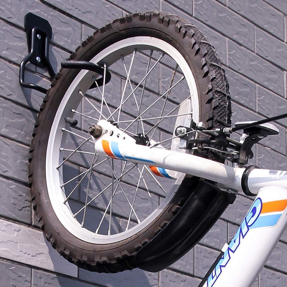 KLOP256 Wall Mounted Bike Rack, Heavy Duty Wall Mounted Bicycle Hooks