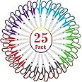 Scissors Bulk Set of 25-Pack, Niutop 8" Multipurpose Sharp Sewing Craft Shears Fabric Scissors for Office Home High/Middle School Student Office Teacher Supplies, Comfort-Grip Right/Left Handles
