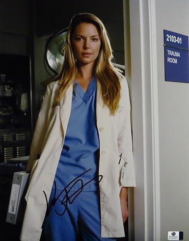 Katherine Heigl Signed Autographed 11x14 Photo Greys Anatomy In