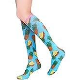 Benefeet Sox Women Girls Funny Novelty Knee High Socks Crazy Cute Over Calf Socks 3D Print Socks Halloween Christmas Cosplay