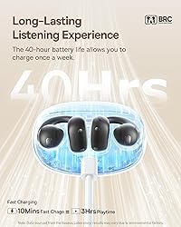 Baseus Bowie MC1 Open Ear Clip-On Earbuds, Adaptive
