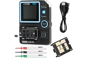 TZGSONP Transistor Tester, Transistor Capacitor Tester, Transistor Meter, SMD Electronic Component Tester, Multifunctional Capacitor Tester, NEC Infrared Decoding, Diode Triode Tester for LCR ESR MOSFET SMD