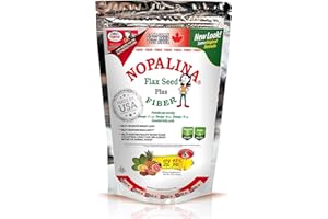 Nopalina, Canadian Flax Seed, High in Fiber, Promotes Digestion, Helps with Constipation, 16 Oz, Bag.