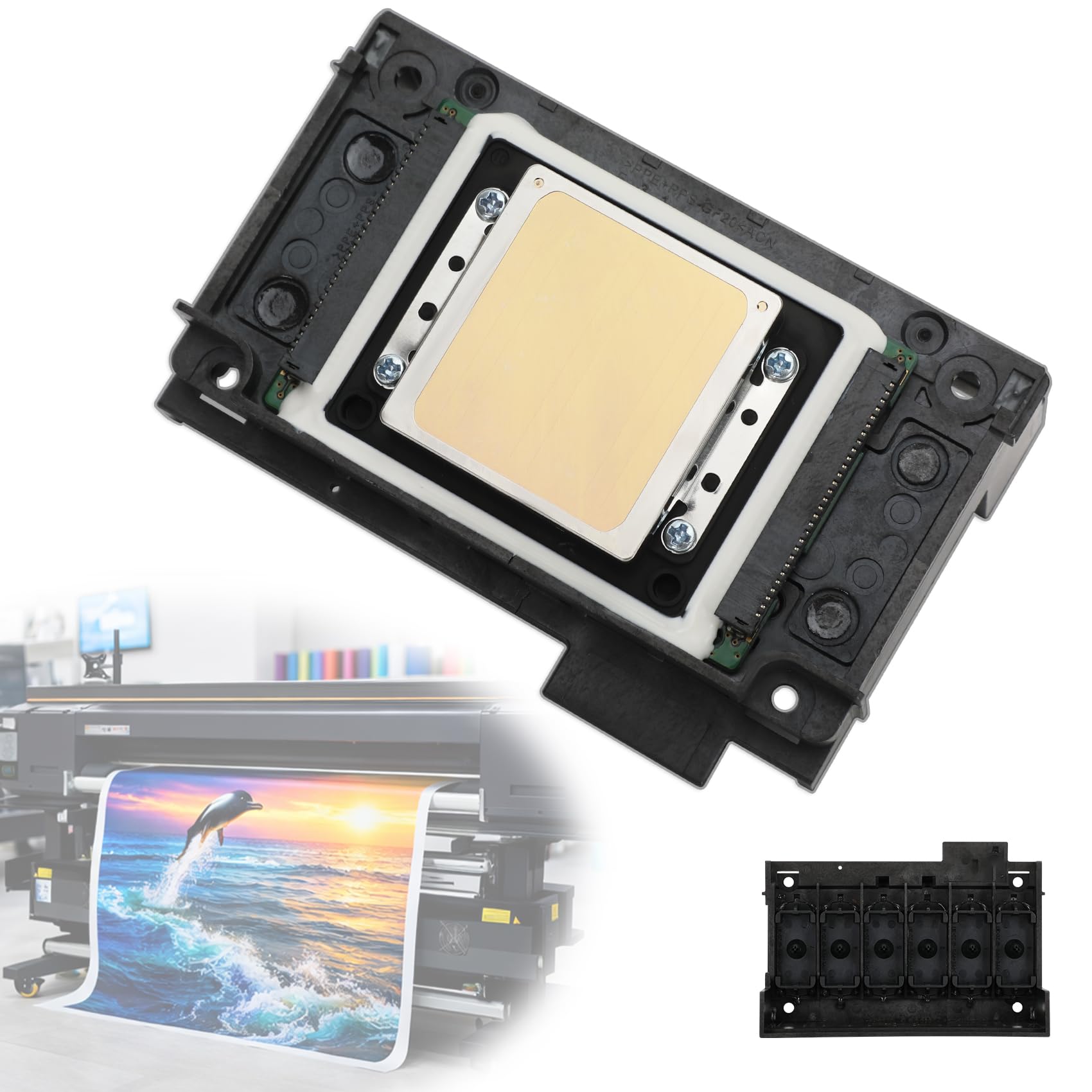Photo 1 of Ademon Upgraded New 6-Color High-Precision Printhead XP600, Compatible with XP600, XP601, XP610, XP700, for UV & DTF Printers, Easy to Install, Maintains Optimal Printing Performance