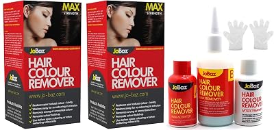 Topest Jobaz Hair Colour Remover Max Strength Pack 2 Gloves Instructions