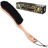 Atzi Hats Hat Brush Clothes Brush for Suits Lint Brush Felt Cowboy Hat Cleaner Suit Brush Laundress Lint Roller Wool Cashmere Velvet Furniture Pet Hair Cleaning Kit 100% Horsehair Bristle - 1 Pack