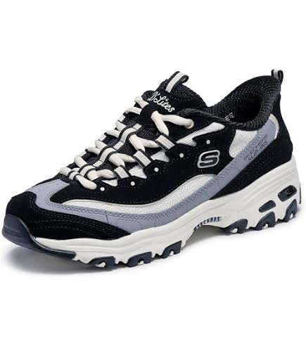 Amazon.com | Skechers Women's D'lites Hiker Trainers, Chocolate