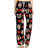 Bemaystar Custom Pajama Pants with Photo Men Women,Engagement Gifts for Couples,Personalized Widding Gifts