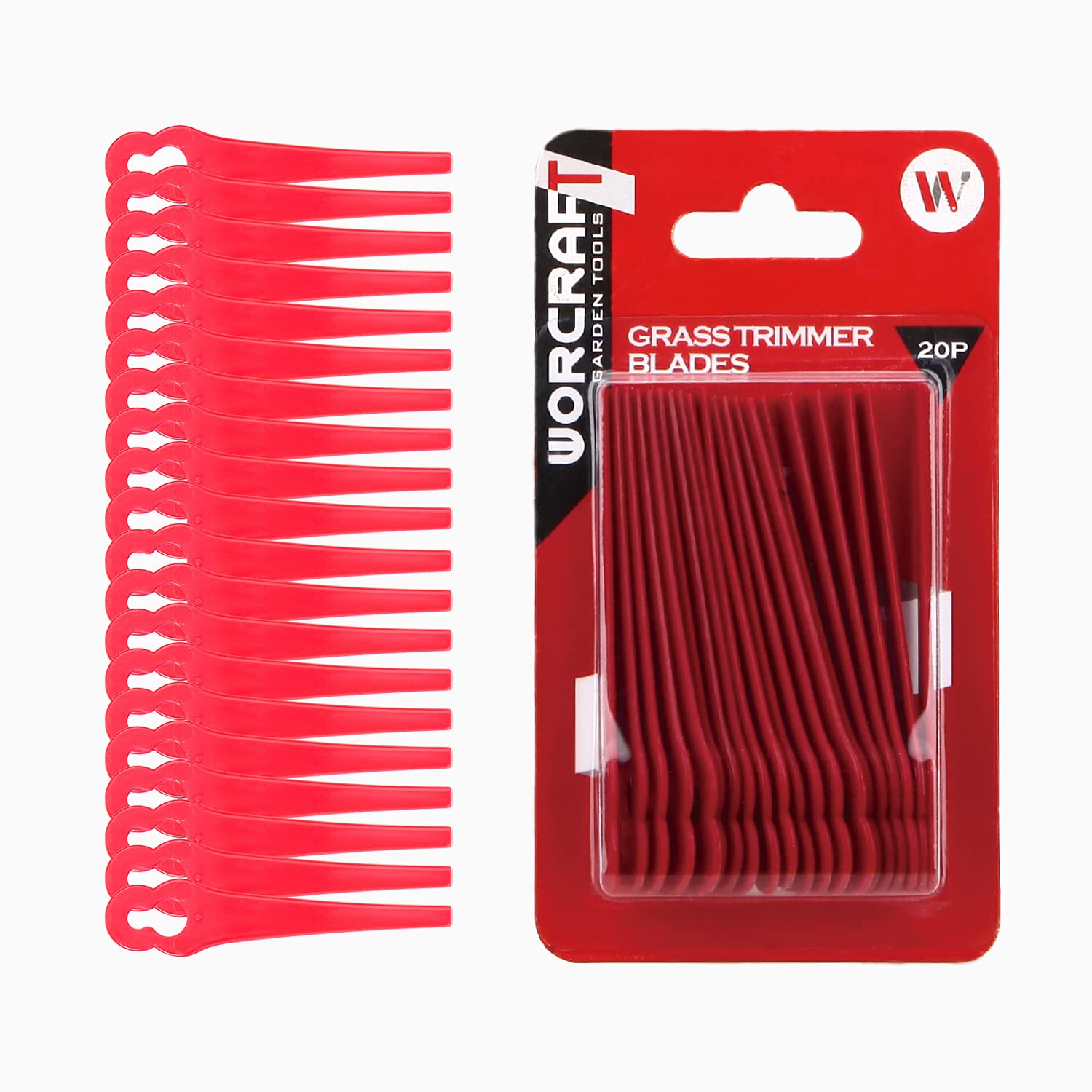 WORCRAFT 20 Plastic Blades for Cordless Grass Trimmer CGT-S20LIDA