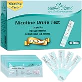 Easy@Home 10 Pack Nicotine Urine Test Strips, Cotinine Urine Screen Test | Cotinine Urine Screen Test, 25 Rapid Testing Detection 200 ng/mL #ECOT-114