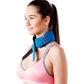 Cool + Relief Cooling Ice Pack Bandana - 16 x 2.5 x 0.8 Inch Head Wrap with Cool Pads (Pack of One) in Blue