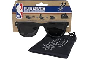 MACCABI ART San Antonio Spurs Folding Sunglasses with Carrier Pouch