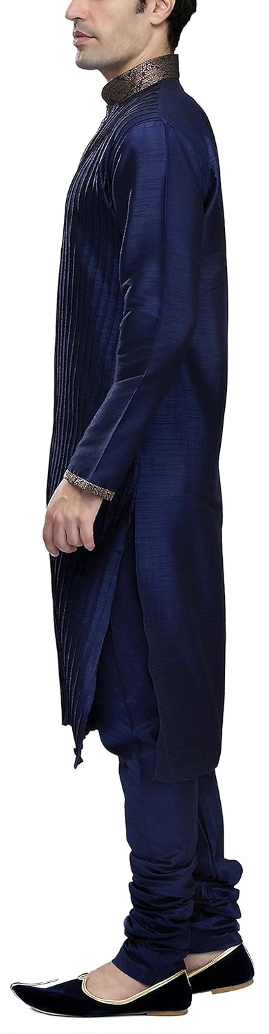 manyavar men's silk kurta churidar