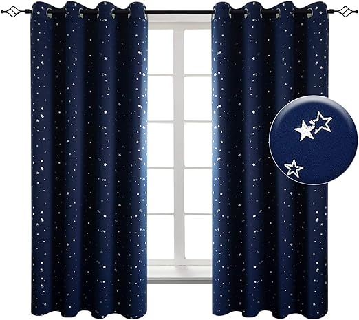 Amazon Com Bgment Kids Blackout Curtains For Bedroom Grommet
