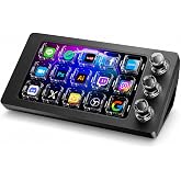 ActionRing Stream Controller Deck for PC Work,Live Stream and Video Editing | Smooth Magnetic Keys,Customizable Background,Visually Pleasing Macro Keypad,Trigger Actions for OBS/Twitch/YouTube(M3 Black)