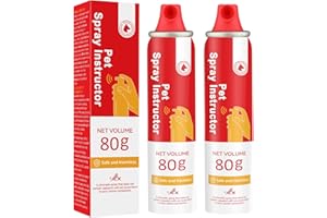 EDUPET Spray Corrector Dog Trainer, 80ml 2 Pack Corrector Spray for Dog to Stops Barking, Jumping Up, Place Avoidance, Food Stealing, Unwanted Dog Behaviour
