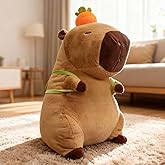 FIAEUGZKM Giant Capybara Plush Stuffed Animal, 32" Big Stuffed Capybara Plushy Large Cute Stuffy Plush Toy for Boys Girls Kids Teens Adults, 80cm/2.62ft