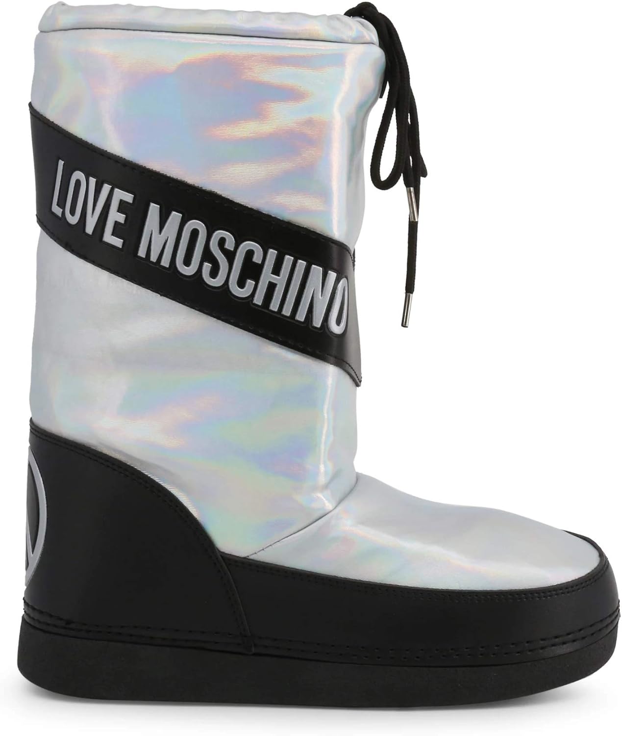 Love Moschino Ski Boot Boots Women Silver UK6 Snow Boots Shoes