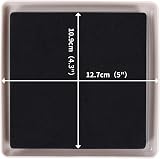 Ezprotekt Reusable Carpet Furniture Sliders 5 Inch Squares 8 Pcs view 2