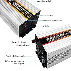Aecorbir 15000W Peak Pure Sine Wave Power Inverter