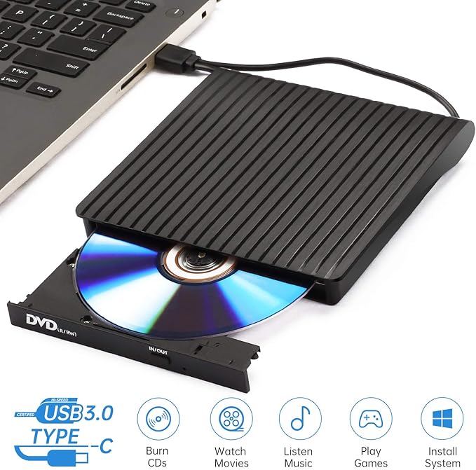 Usb Stick Als Cd Laufwerk Rückgängig Machen Externes CD DVD-Laufwerk, USB 3.0 & Typ C Dual Port: Amazon.de