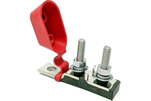 Bay Marine Supply – MRBF Terminal Fuse Block (Fuse Not Included) - Dual Studs - Compact Mount for Marine Rated Battery Fuse