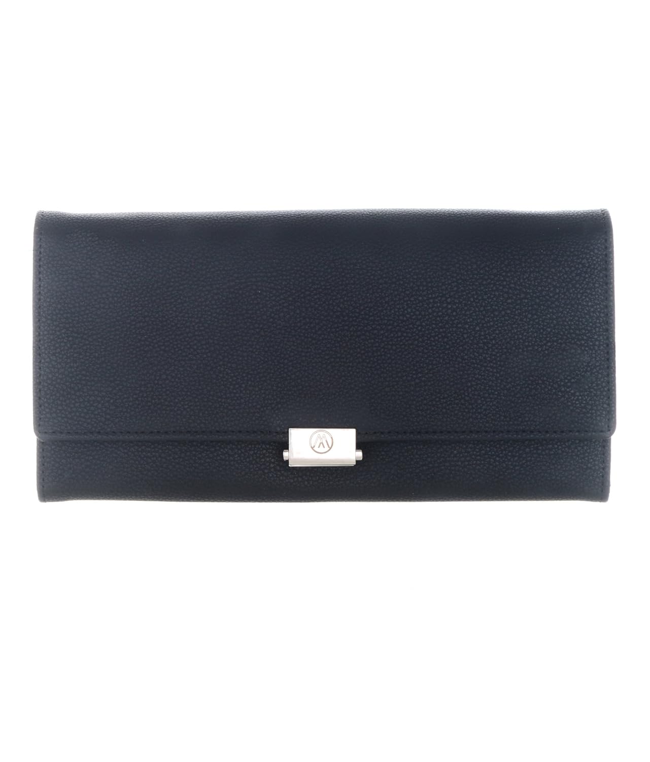 markques diana leather clutch purse for women and girls (dia-3301) (black)