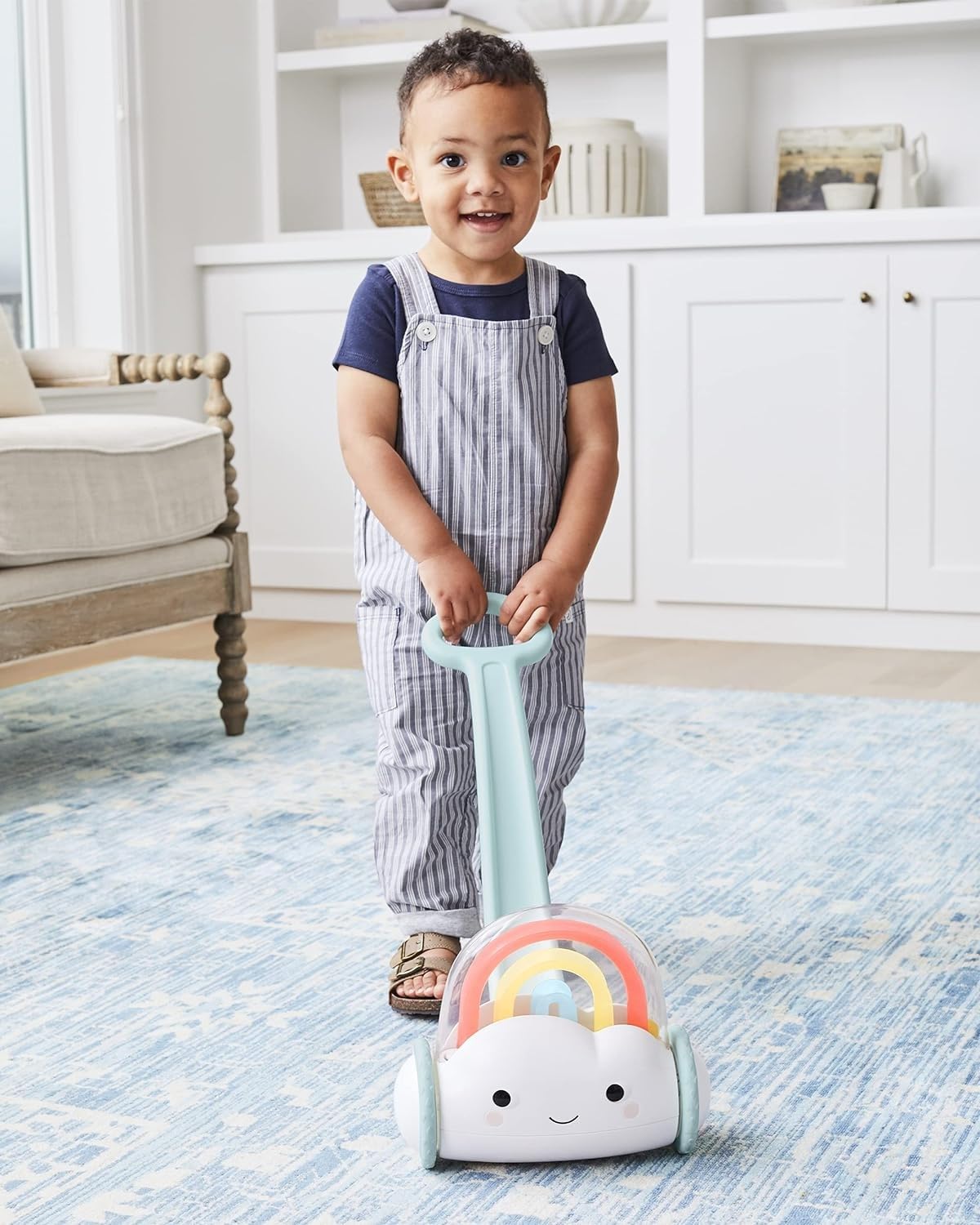 Skip Hop Sit to Stand Learning Push Toy, Silver Lining Cloud