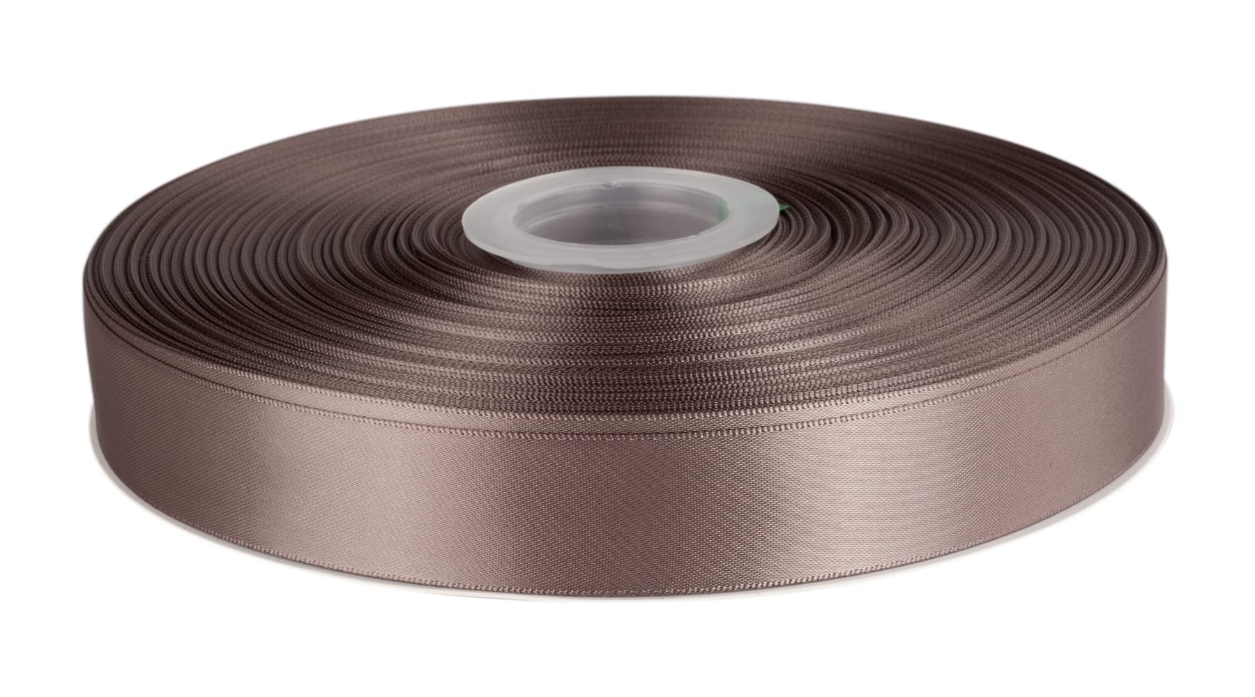 Double Faced Satin Ribbon, 25mm X 91M, Solid Polyester Ribbon for Gift Wrapping, Crafts, Wedding Party Ceremony Decoration, Floral Arrangement, Sewing (Chocolate Chip)