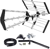 Viewi SSL 48 Element Tri Boom TV Aerial Kit Digital Freeview Outdoor Loft Aerial
