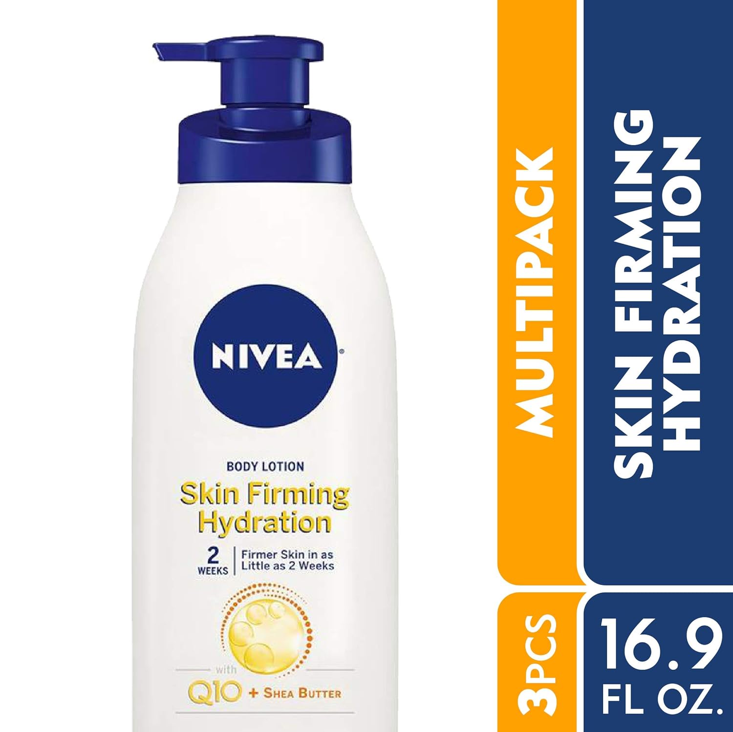 NIVEA Skin Firming Hydrating Body Lotion, 16.9 Fl. Oz (Pack of 3) : Beauty
