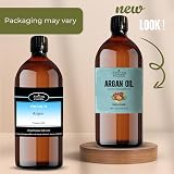 Essican Purelife 1000ml Pure Argan Oil Cold Pressed Hair Skin Face Body Natural view 2