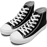 Duovodu Kids Canvas Sneakers for Girls Boys High Top Canvas Fashion Shoes Comfortable Classic Casual Lace up Walking Running Shoes