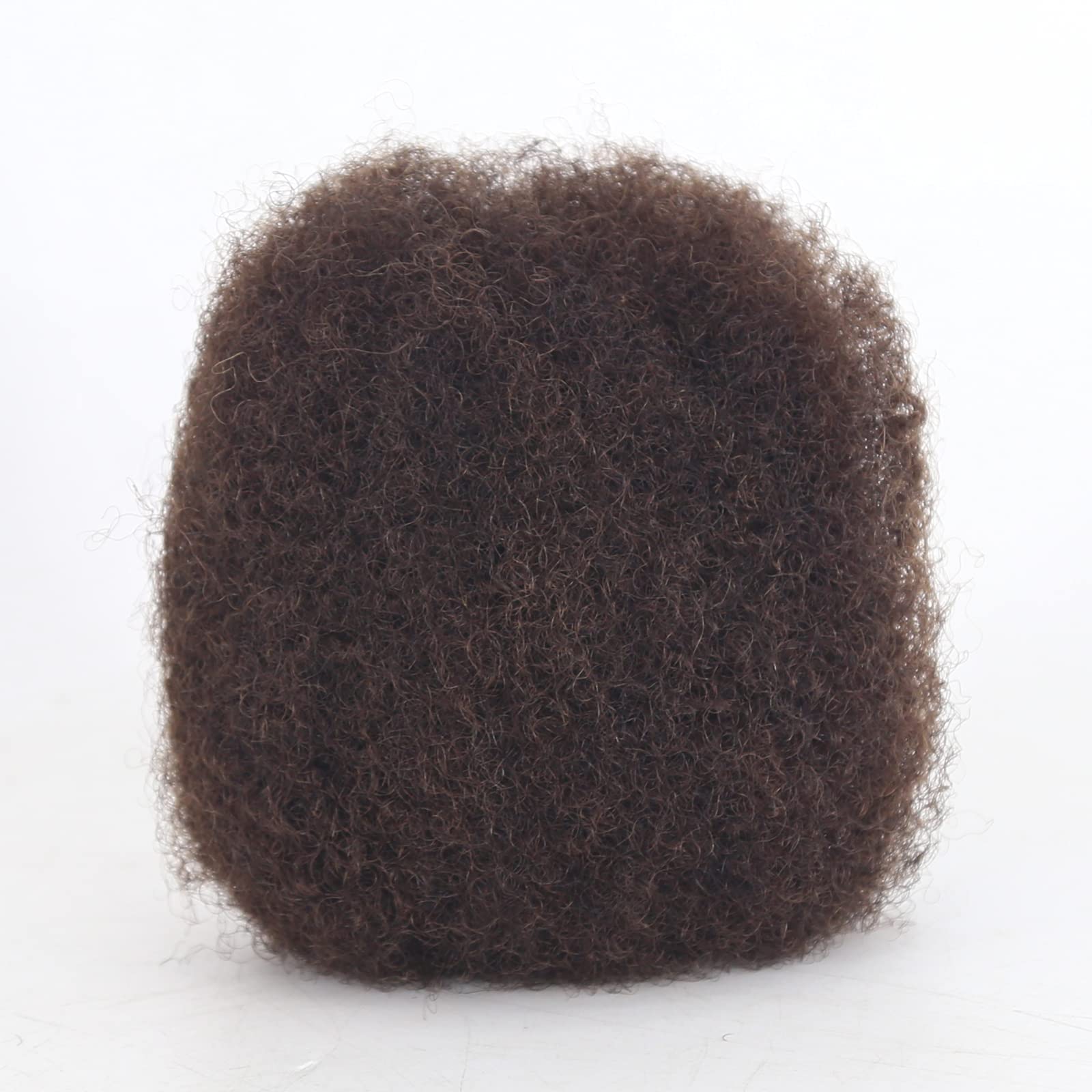 Towarm Afro Kinky Bulk Human Hair Dark Brown #2 Color 30Gram Kinky Bulk Afro Hair Ideal for Making or Repairing Permanent Dreadlocks,Twists and Braids (#2 Color, 8inch)