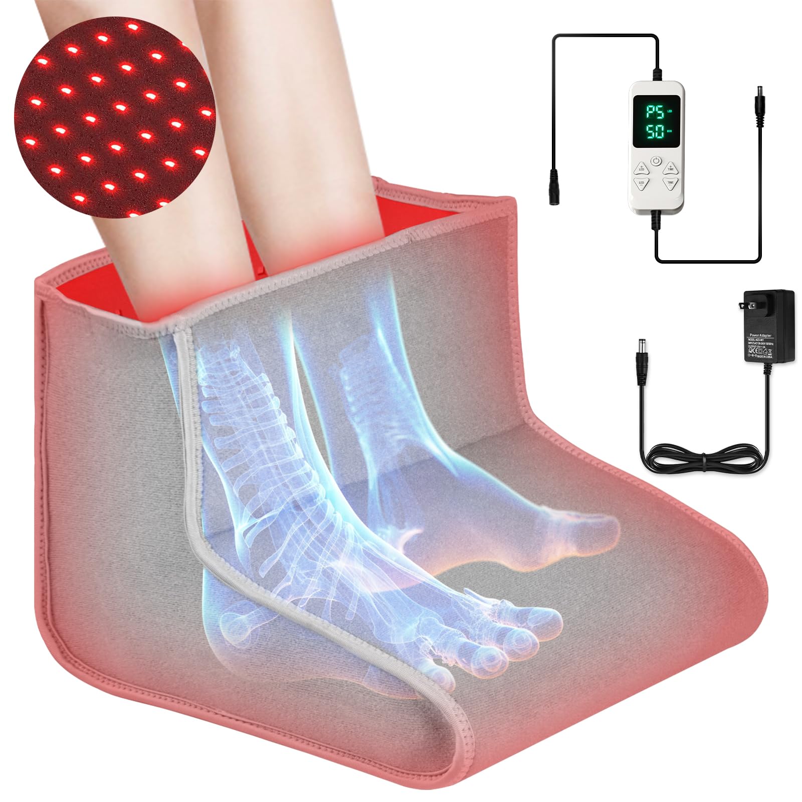 Photo 1 of New Red Light Therapy for Feet Neuropathy – 320 Dual-Wavelength LEDs, Full Coverage Infrared Therapy for Foot & Ankle, Adjustable Timer & Power