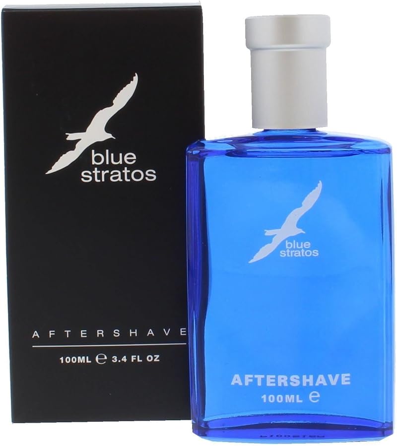 Blue Stratos Aftershave 100ml Six Pack - Classic Mens Fragrance