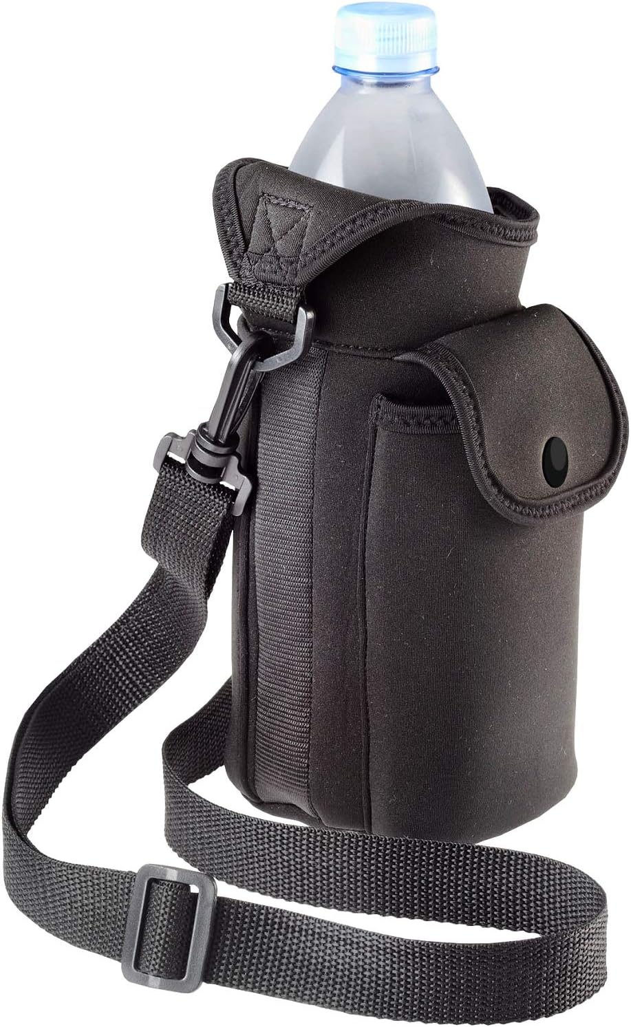 Smooth Trip AquaPockets Neoprene Water Bottle Holder with Adjustable Strap and Phone Case